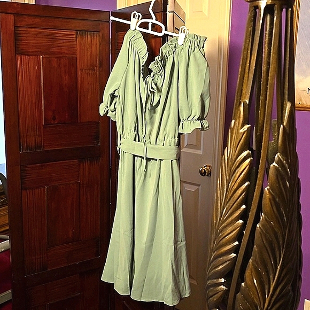 Light Green Mini Dress